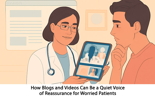 How Blogs and Videos Can Be a Quiet Voice of Reassurance for Worried Patients
